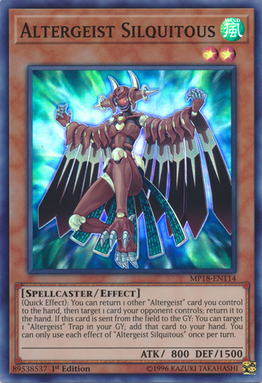 Altergeist Silquitous [MP18-EN114] Super Rare