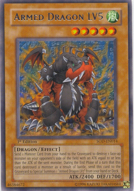 Armed Dragon LV5 [SOD-EN014] Rare