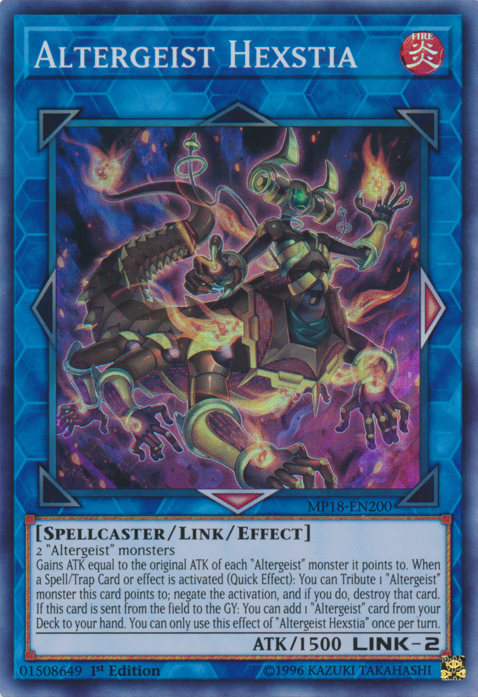 Altergeist Hexstia [MP18-EN200] Super Rare