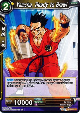 Yamcha, Ready to Brawl (BT6-091) [Destroyer Kings]