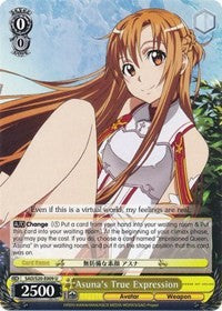 Asuna's True Expression (SAO/S20-E009 U) [Sword Art Online]