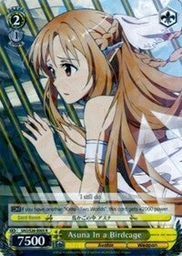 Asuna In a Birdcage (SAO/S26-E005 R) [Sword Art Online Vol.2]