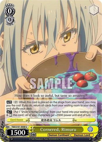 Cornered, Rimuru [That Time I Got Reincarnated as a Slime Vol.3]