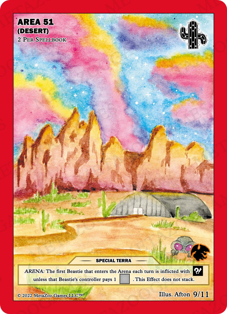 Area 51 (Desert) [Cryptid Nation: UFO First Edition Tribal Theme Decks]