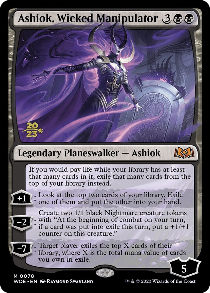 Ashiok, Wicked Manipulator [Wilds of Eldraine Prerelease Promos]