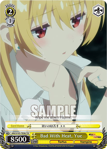 Bad With Heat, Yue (ARI/S103-TE06 TD) [Arifureta: From Commonplace to World's Strongest]