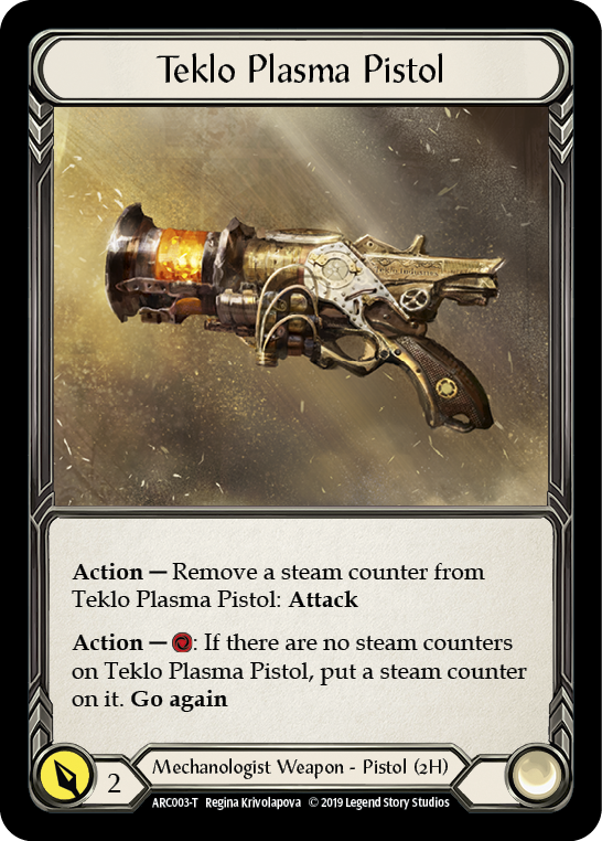 Azalea // Teklo Plasma Pistol [ARC039-T // ARC003-T] (Arcane Rising)  1st Edition Normal