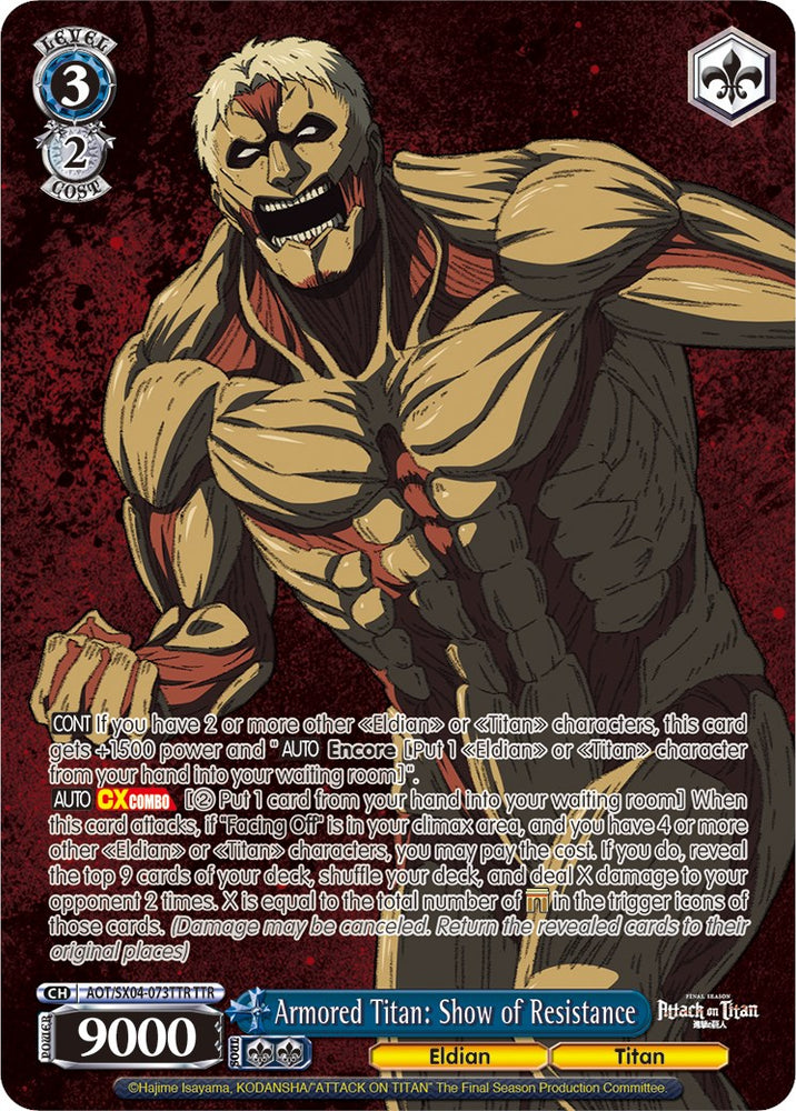 Armored Titan: Show of Resistance (Foil) [Attack On Titan: Final Season]