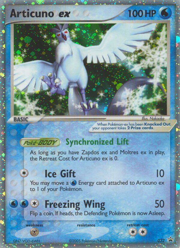 Articuno ex (032) [Nintendo: Black Star Promos]