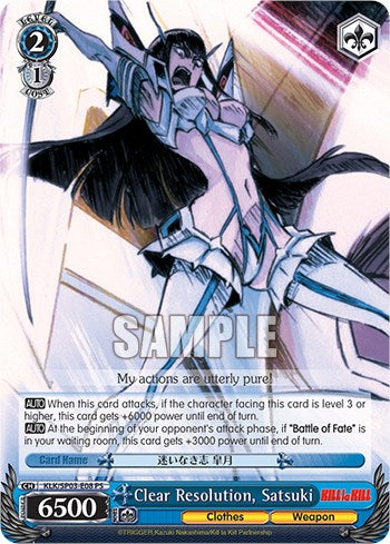 Clear Resolution, Satsuki [Kill La Kill Power Up Set]