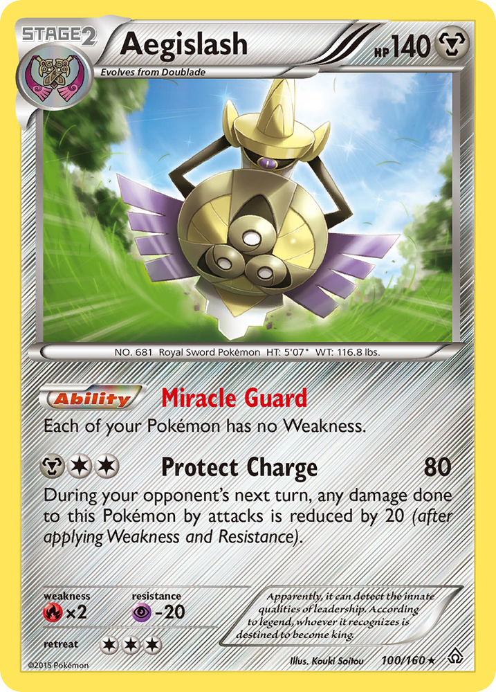 Aegislash (100/160) [XY: Primal Clash]