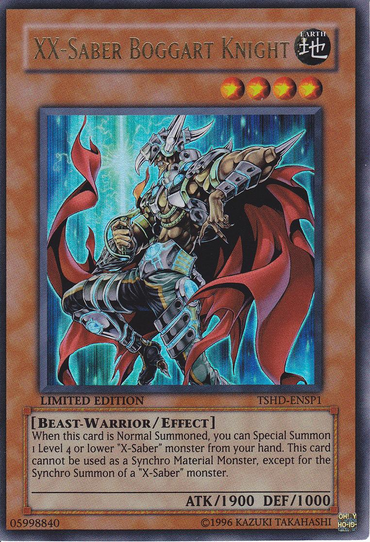 XX-Saber Boggart Knight [TSHD-ENSP1] Ultra Rare