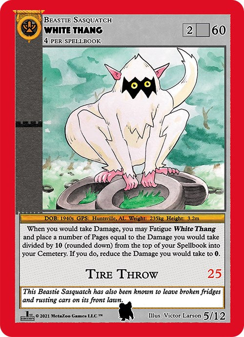 White Thang [Alpha Iceman Starter Deck]