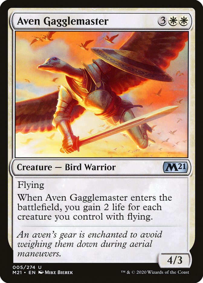 Aven Gagglemaster [Core Set 2021]