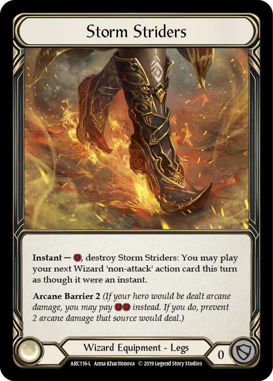 Storm Striders [ARC116-L] (Arcane Rising)  1st Edition Cold Foil