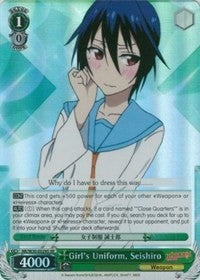 Girl's Uniform, Seishiro (NK/W30-E029S SR) [NISEKOI -False Love-]