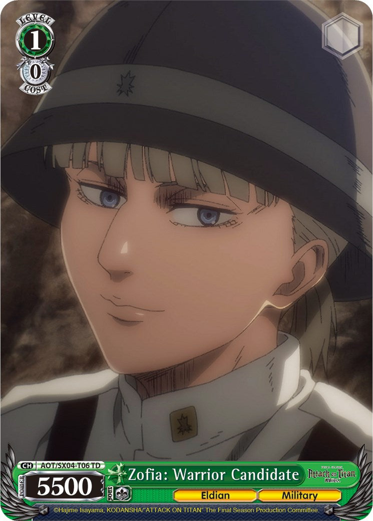 Zofia: Warrior Candidate [Attack On Titan: Final Season]