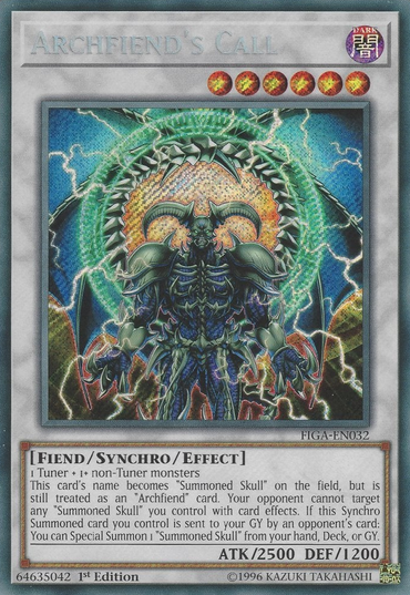 Archfiend's Call [FIGA-EN032] Secret Rare