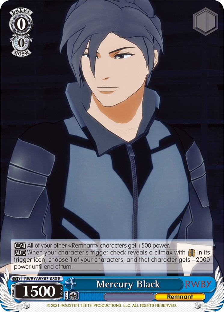 Mercury Black (RWBY/WX03-080 R) [RWBY]
