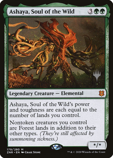 Ashaya, Soul of the Wild (Promo Pack) [Zendikar Rising Promos]