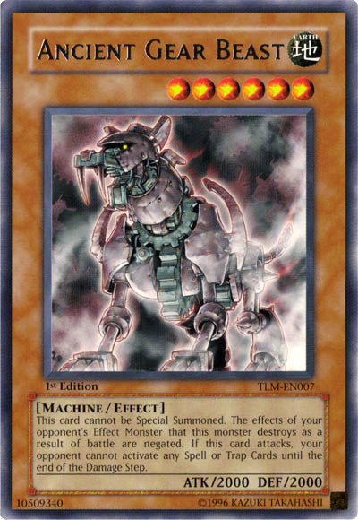 Ancient Gear Beast [TLM-EN007] Rare