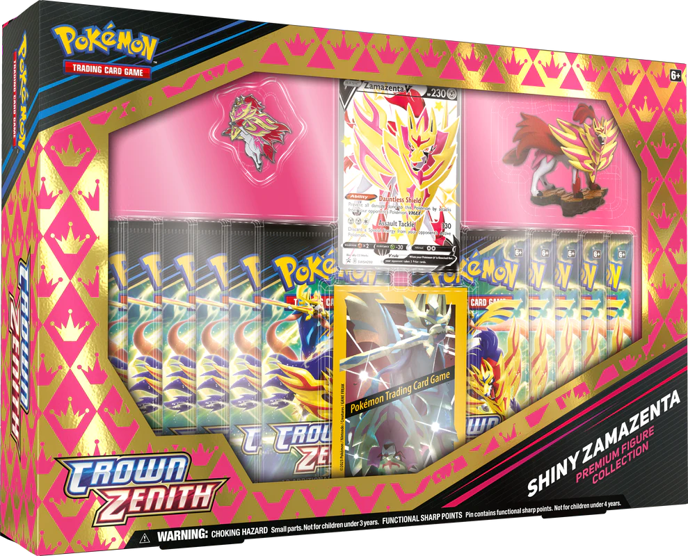 Crown Zenith Shiny Zamazenta Premium Figure Collection