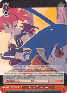 Back Together (DG/EN-S03-E127 C) [Disgaea]