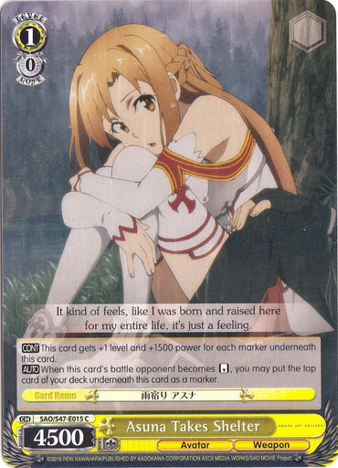 Asuna Takes Shelter (SAO/S47-E015 C) [Sword Art Online Re: Edit]