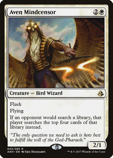 Aven Mindcensor (Promo Pack) [Amonkhet Promos]