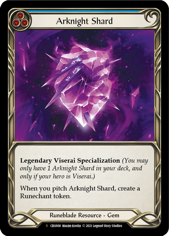 Arknight Shard [U-CRU000] (Crucible of War Unlimited)  Unlimited Rainbow Foil