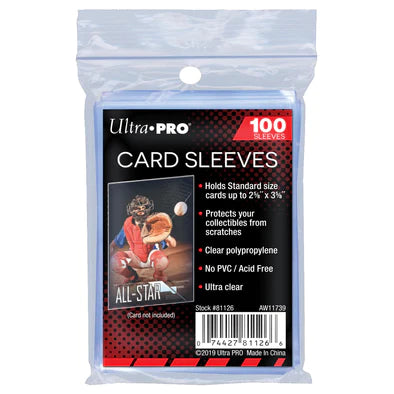 ULTRA PRO - CARD SLEEVES - "PENNY SLEEVES" - 100 COUNT