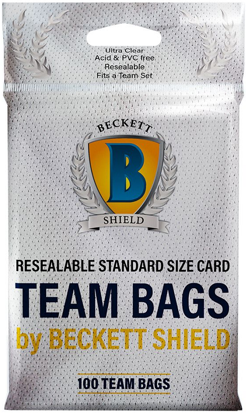 BECKETT SHIELD TEAM BAGS 100CT